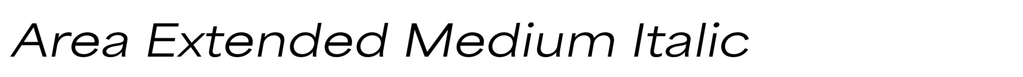Area Extended Medium Italic image